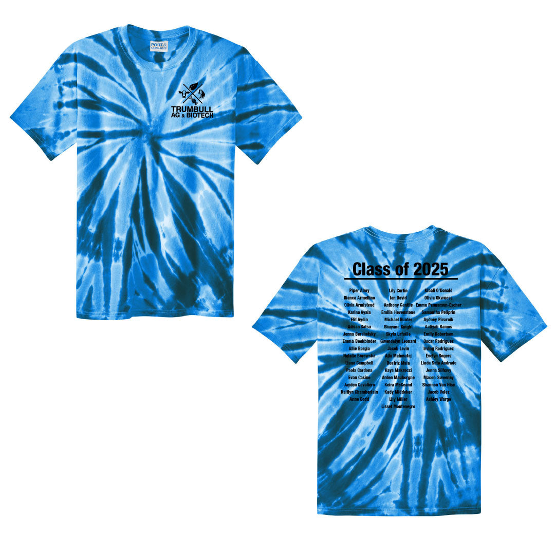 Trumbull Ag and Biotech 2025 Senior Tie Dye Logowear Trumbull Ag & Biotech Adult S