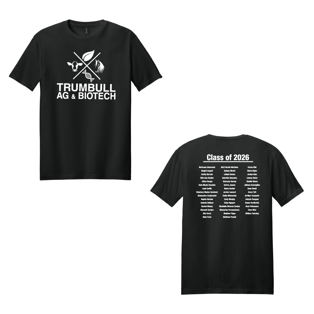 Trumbull Ag and Biotech 2026 Senior Tee Logowear Trumbull Ag & Biotech Adult S