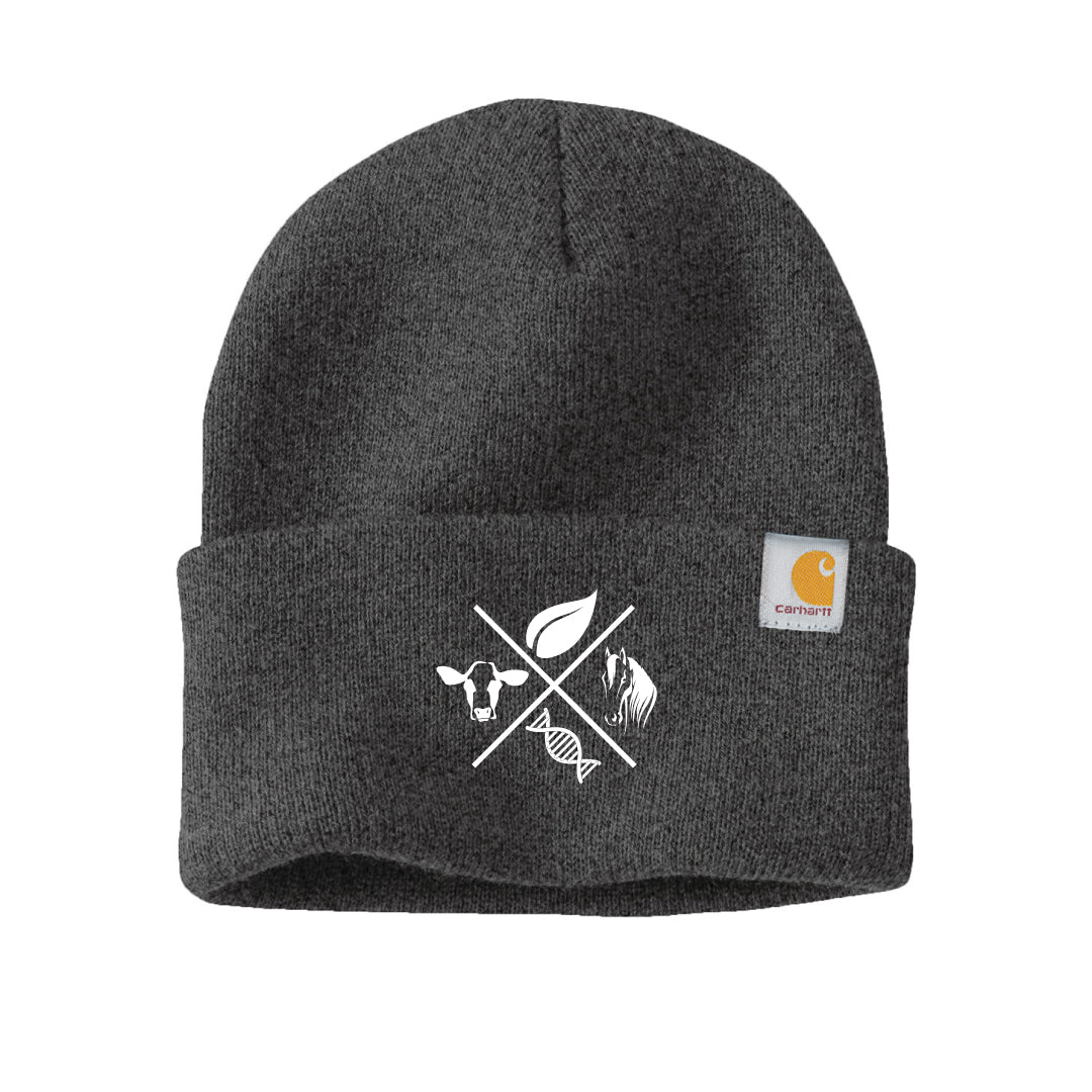 Trumbull Ag and Biotech Carhartt Beanie Logowear Trumbull Ag & Biotech Coal  