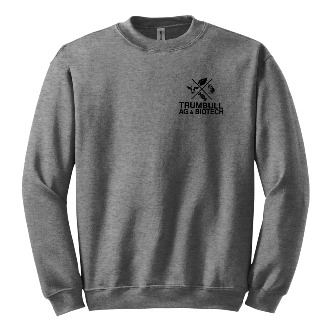 Trumbull Ag and Biotech Crewneck Sweatshirt Logowear Trumbull Ag & Biotech Graphite Adult S 