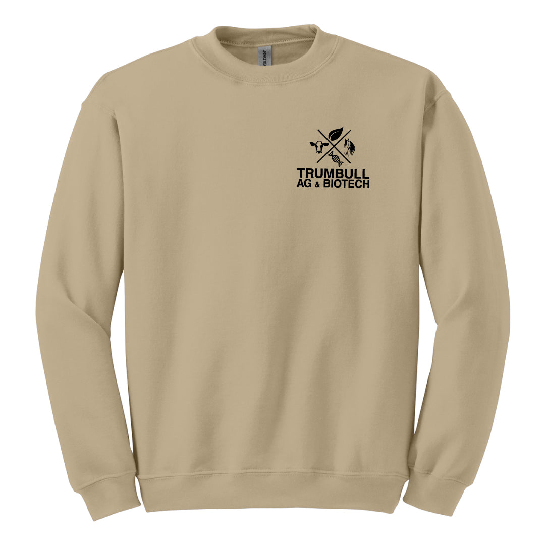 Trumbull Ag and Biotech Crewneck Sweatshirt Logowear Trumbull Ag & Biotech Sand Adult S 