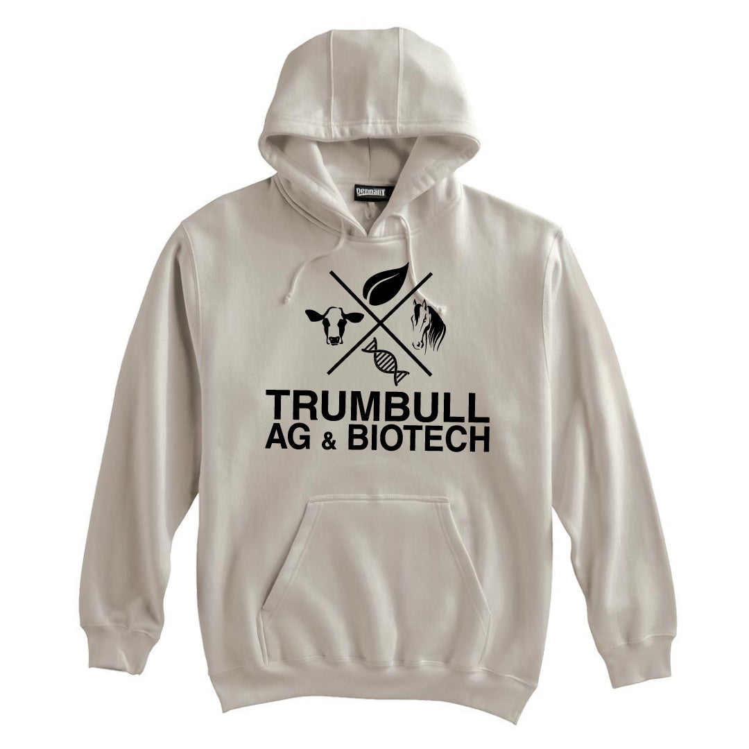 Trumbull Ag and Biotech Hooded Sweatshirt Logowear Trumbull Ag & Biotech Sand Adult XS 