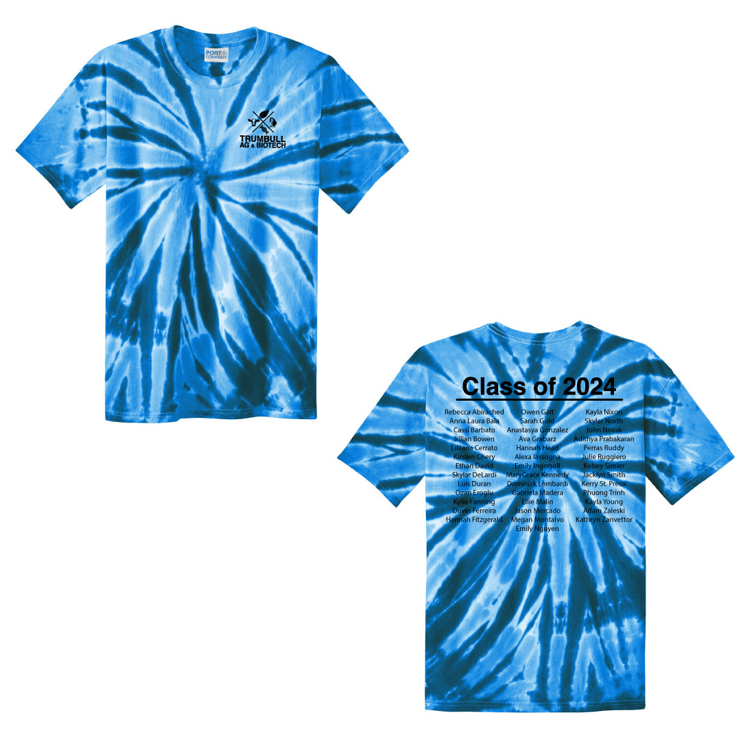 Trumbull Ag and Biotech 2025 Senior Tie Dye Logowear Trumbull Ag & Biotech Adult S  