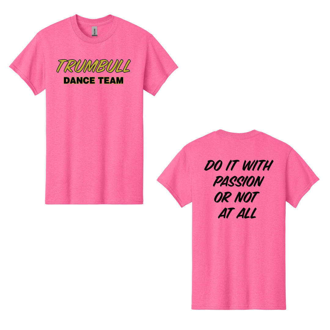 Trumbull Dance Cotton T-Shirt Logowear ASF Sports & Outdoors Small Pink