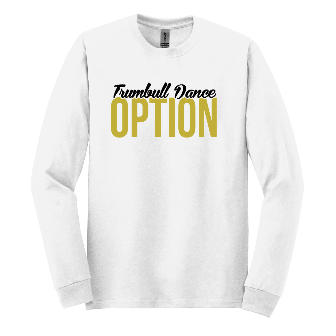 Trumbull Dance Parents Long Sleeve T-Shirt Logowear ASF Sports & Outdoors Small White