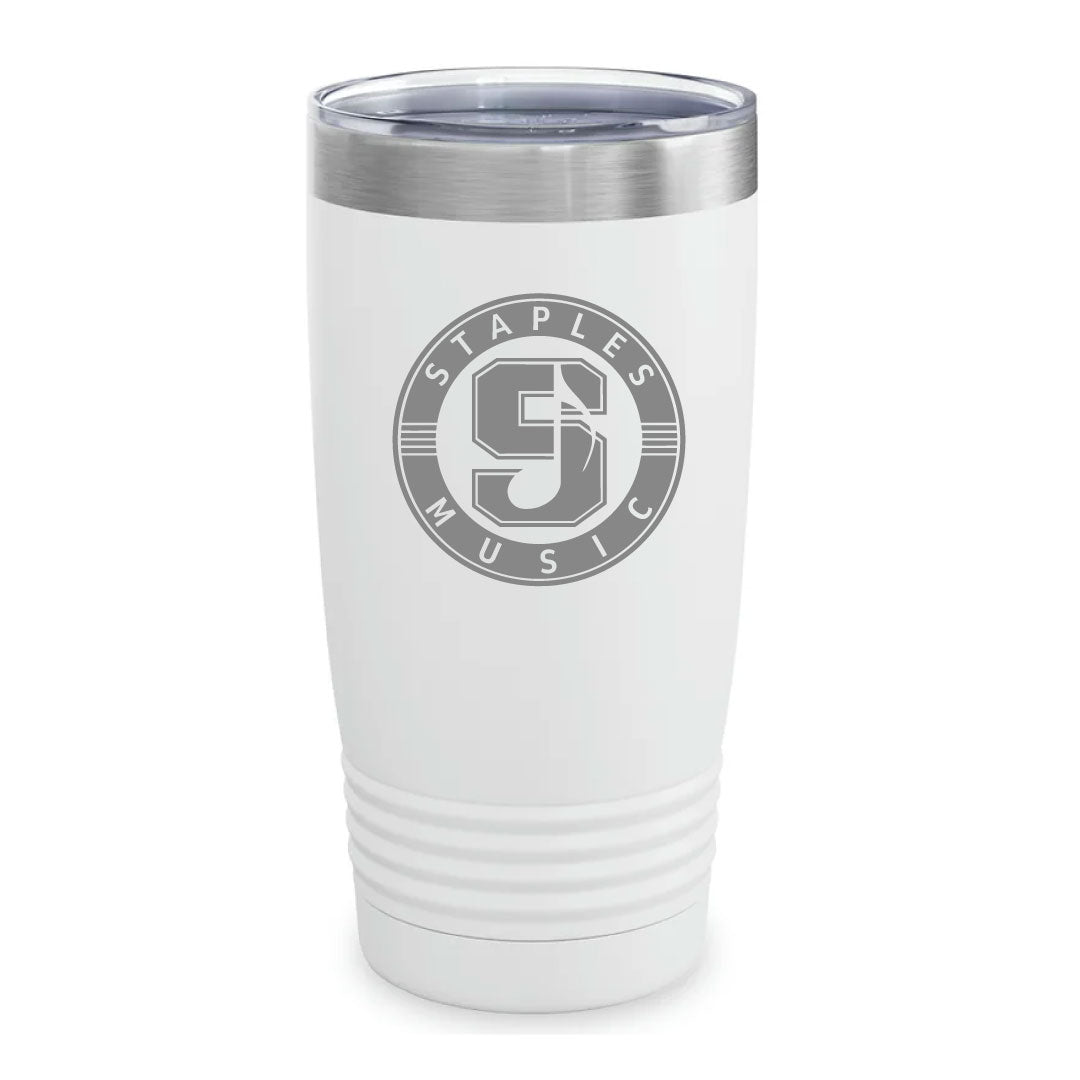Staples Music 20oz Tumblers Logowear Staples Music White