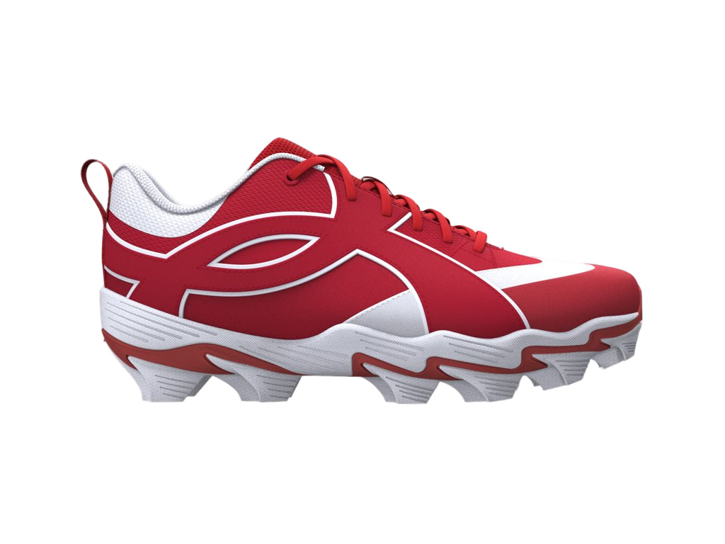 Under Armour Boys' Leadoff Icon Low RM Jr. Footwear Under Armour Red/White-600 11