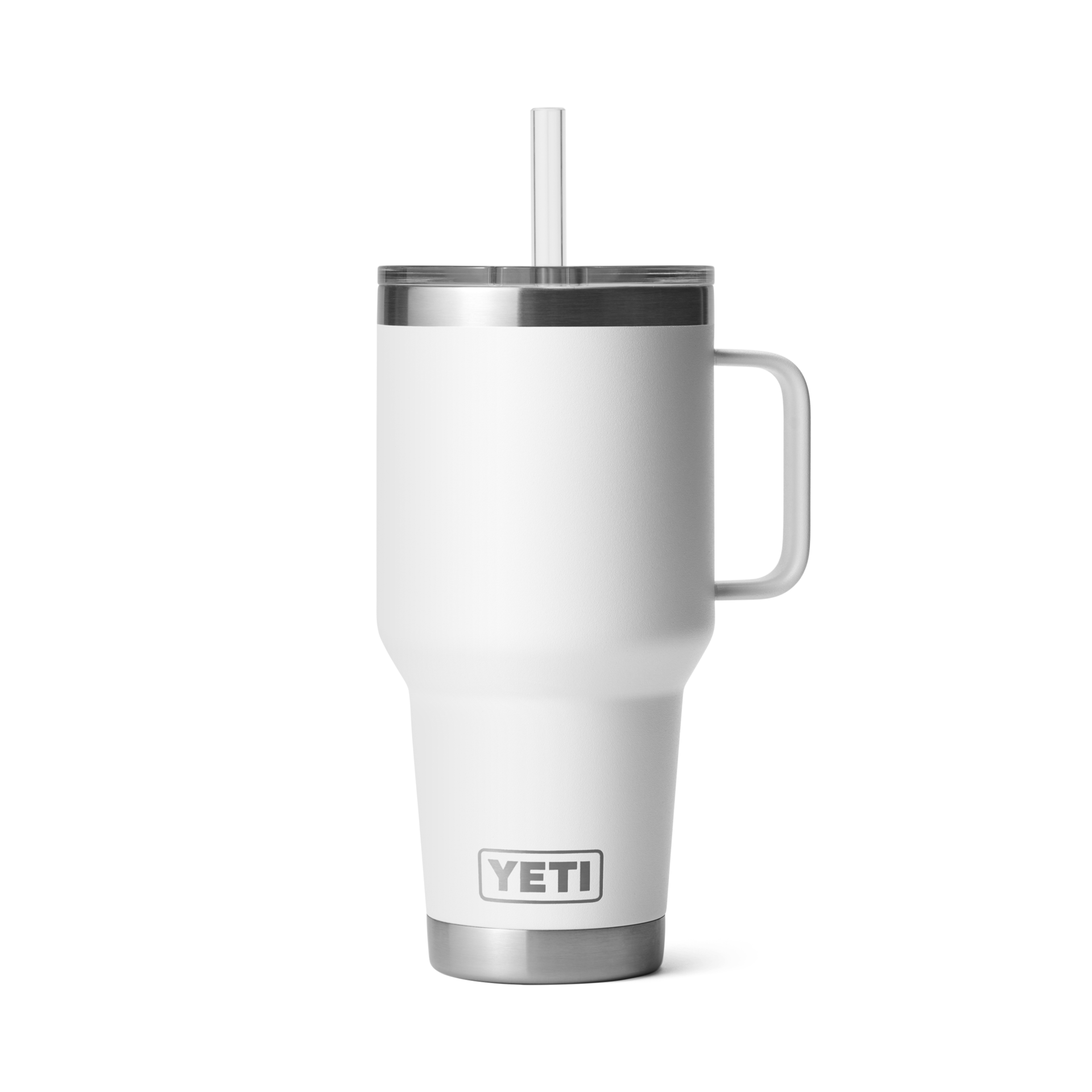Yeti Rambler 35 oz Mug with Straw Lid Accessories Yeti White  