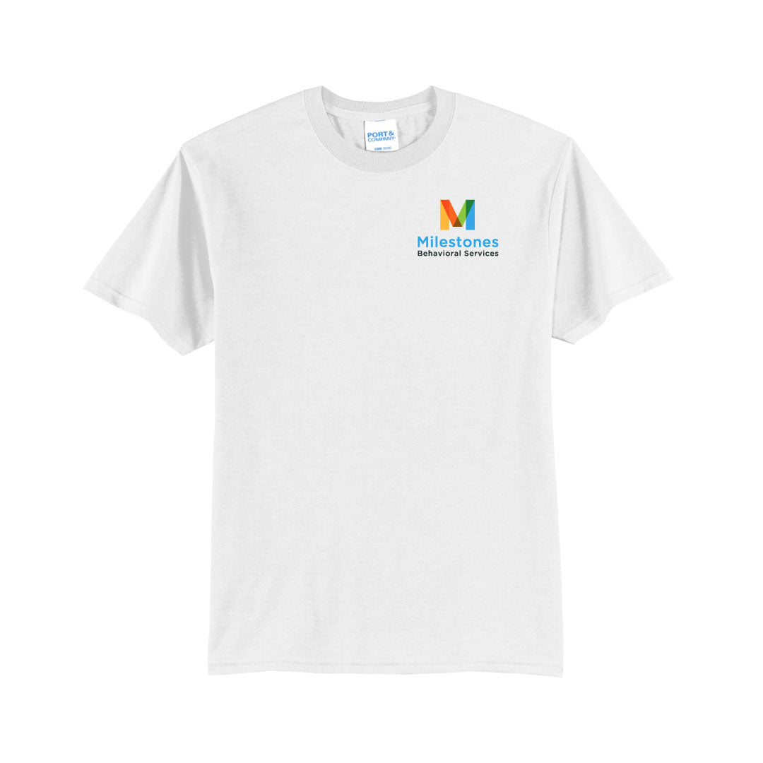 Milestones Cotton Blend Short Sleeve Logowear Milestones Behavioral Services