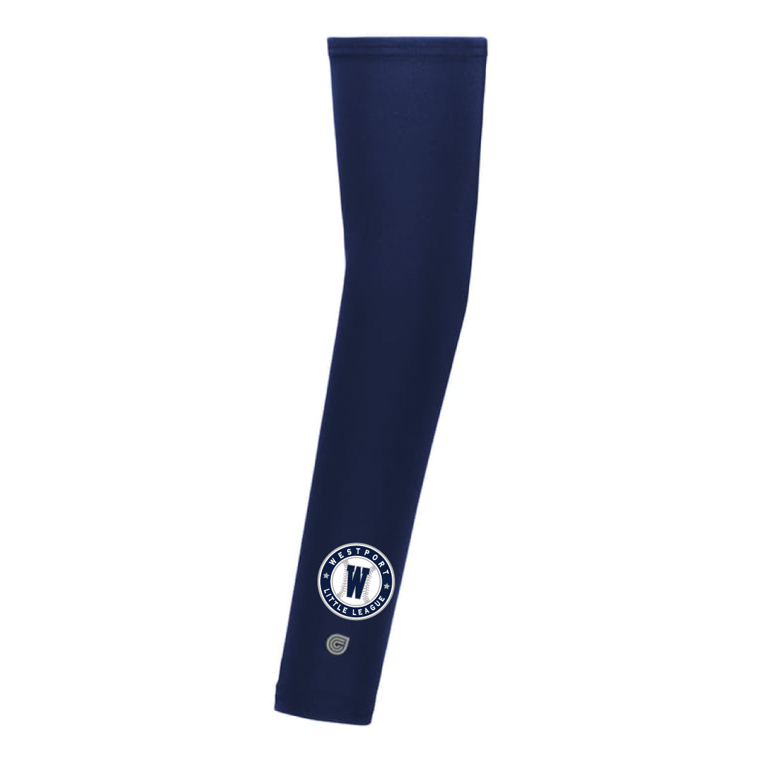 Westport LL Baseball Arm Sleeve Logowear Westport Little League Baseball Navy Youth