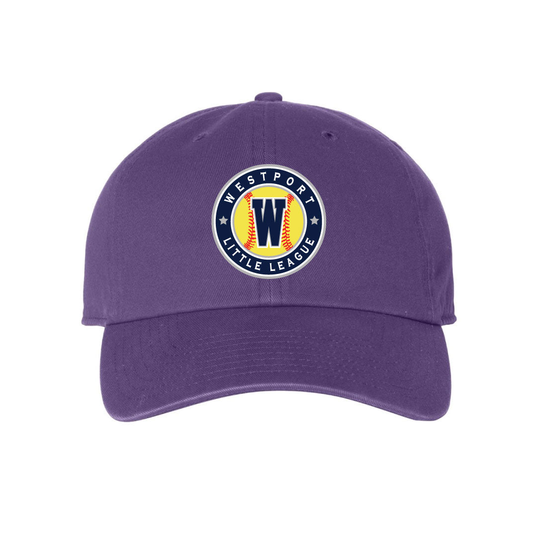 Westport LL Softball Hat Logowear Westport LL Softball Purple  