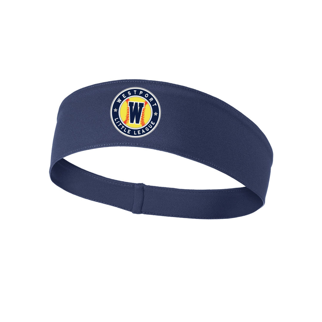 Westport LL Softball Headband Logowear Westport LL Softball Navy  