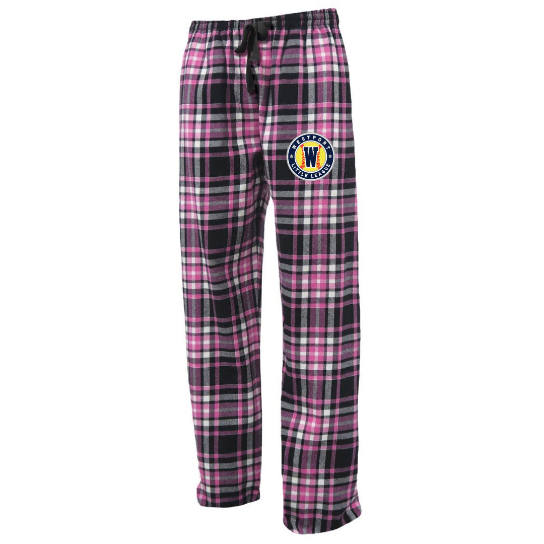 Westport LL Softball Flannels Logowear Westport LL Softball Pink/Black Youth S 