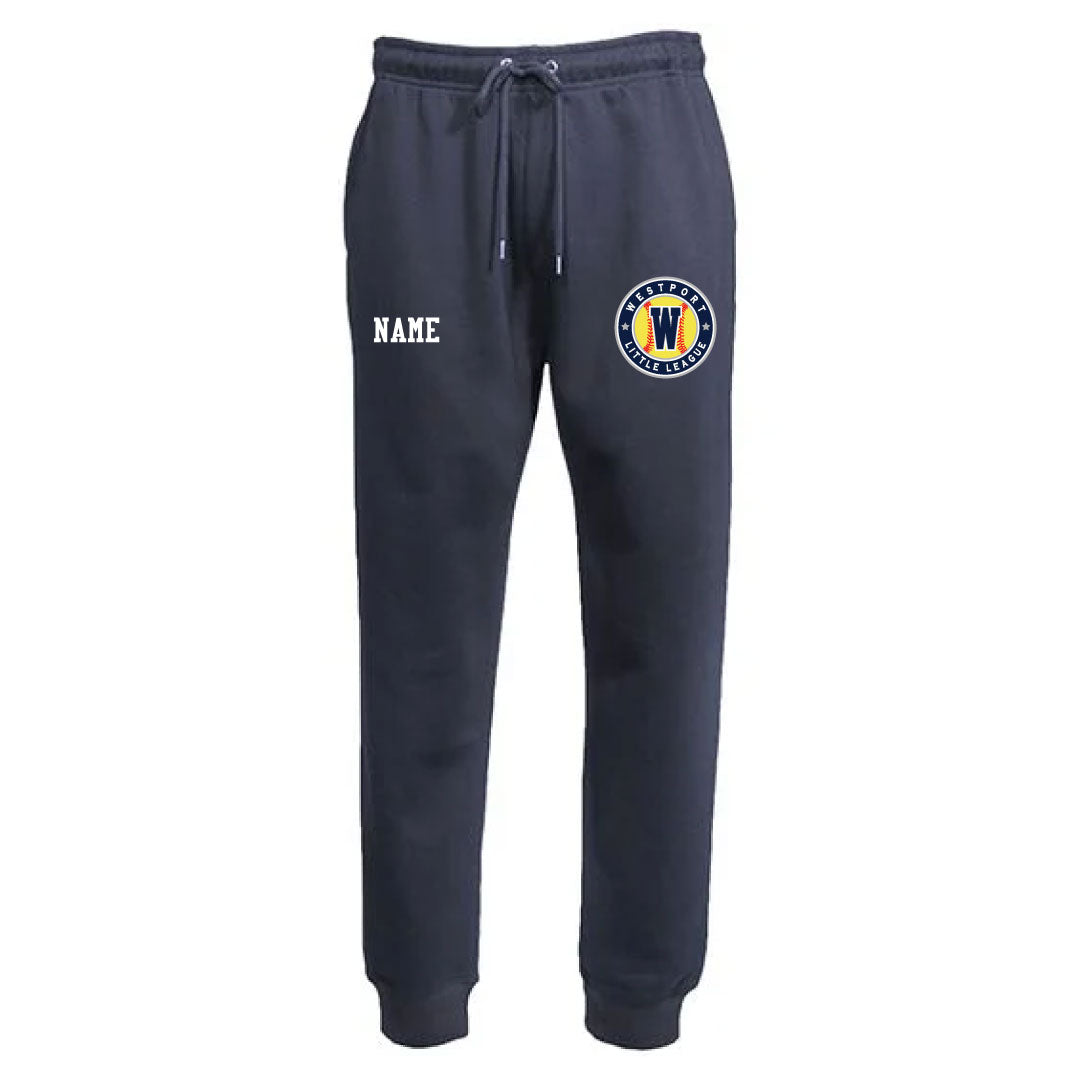 Westport LL Softball Joggers Logowear Westport LL Softball Navy Youth S 