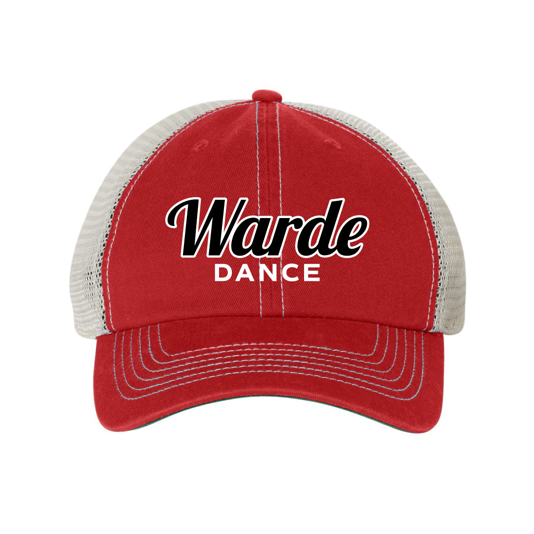 Warde Dance Trucker Hat Logowear Warde Dance Red  