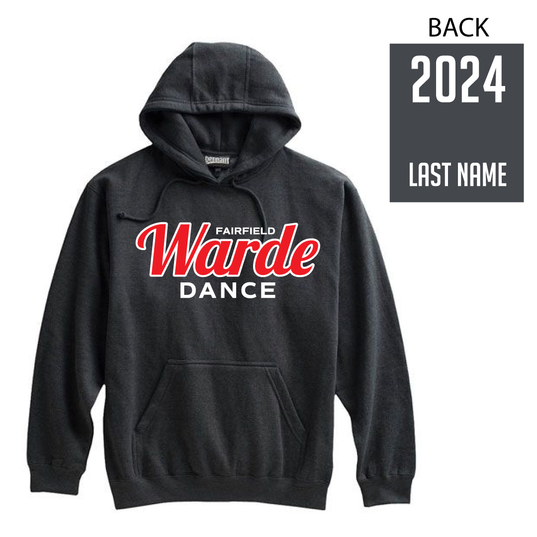 Warde Dance Hooded Sweatshirt Logowear Warde Dance Charcoal Adult XS 