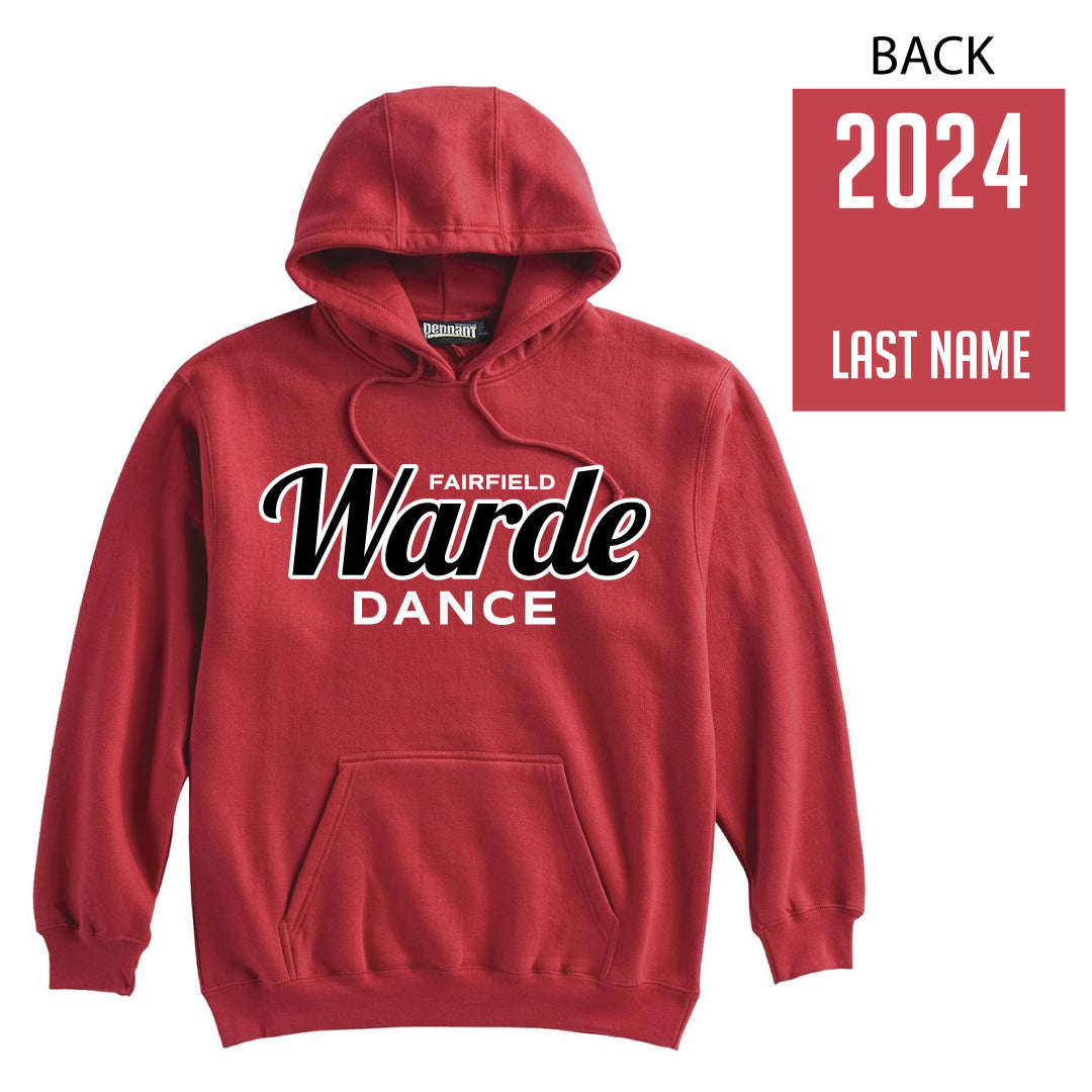 Warde Dance Hooded Sweatshirt Logowear Warde Dance Red Adult XS 