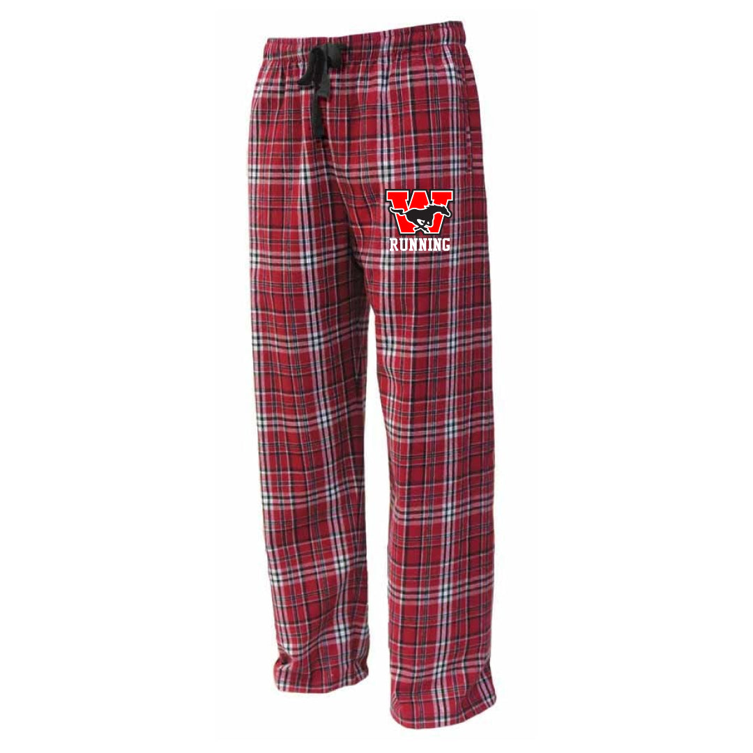 Warde Cross Country Flannels Logowear Warde Cross Country Red/White Adult XS
