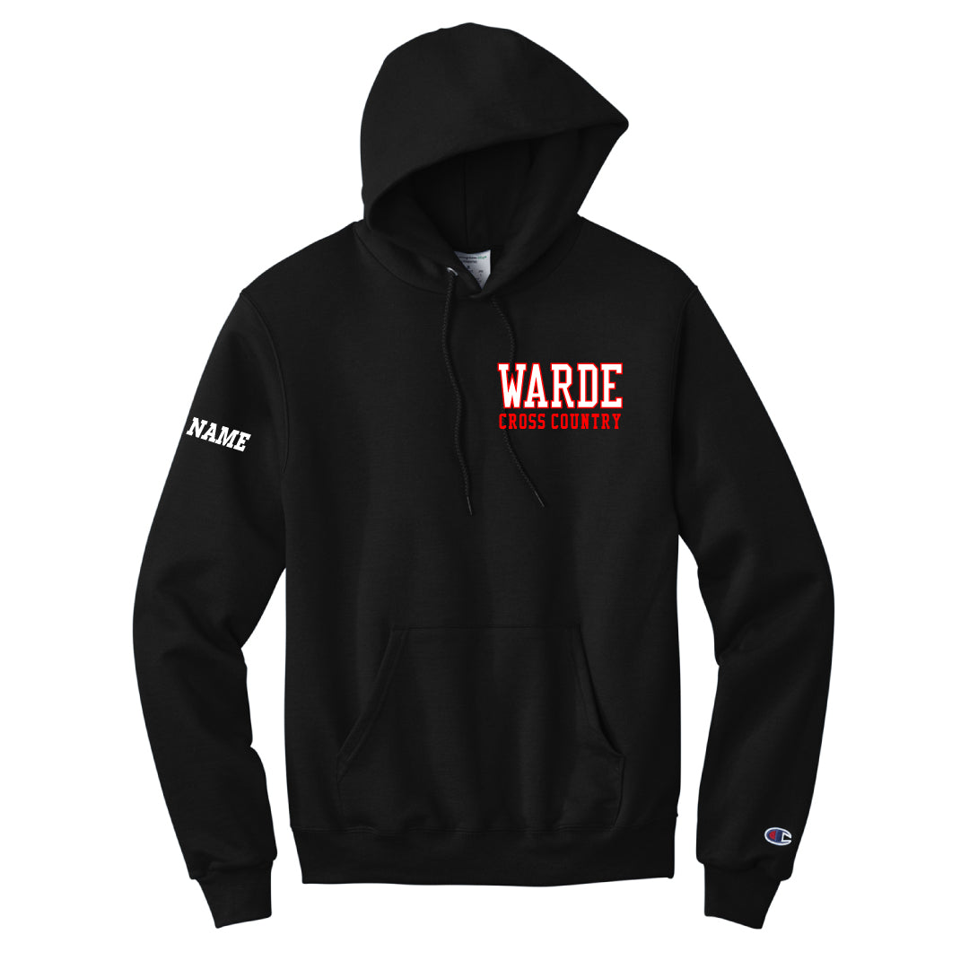 Warde Cross Country Champion Hooded Sweatshirt Logowear Warde Cross Country Black Adult S