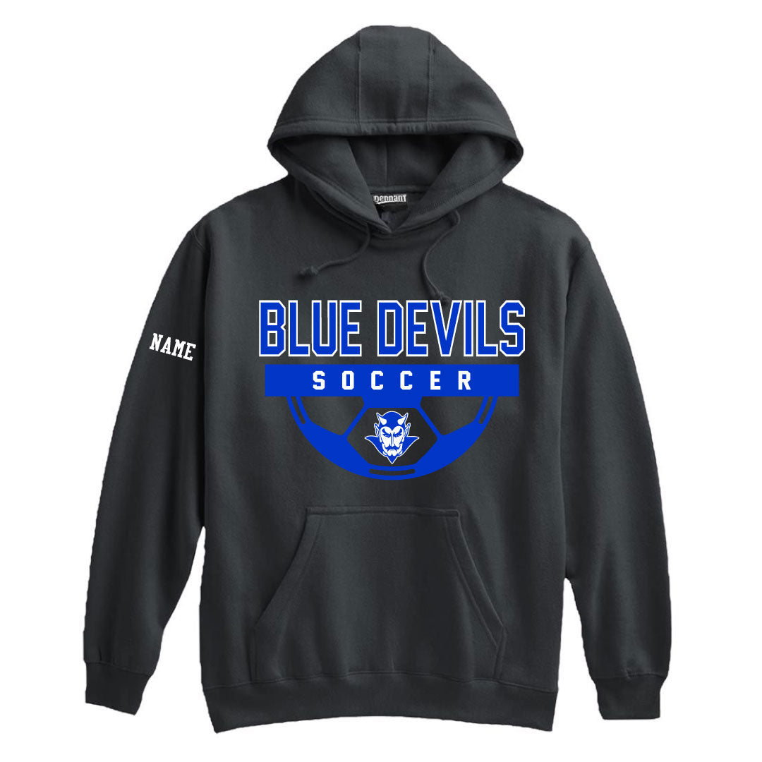 West Haven Girls Soccer Hooded Sweasthirt Logowear West Haven Girls Soccer Black Adult XS