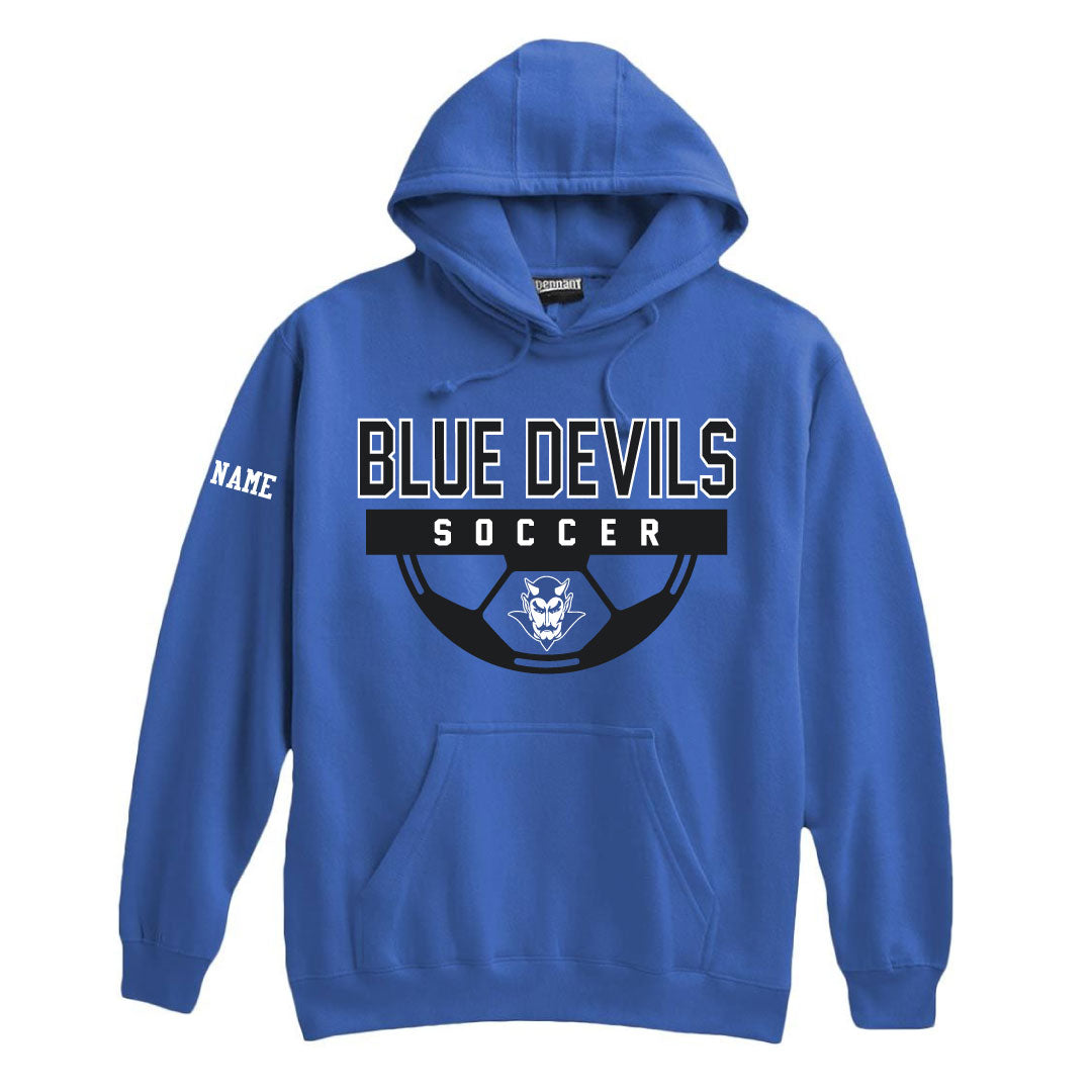 West Haven Girls Soccer Hooded Sweasthirt Logowear West Haven Girls Soccer Royal Adult XS