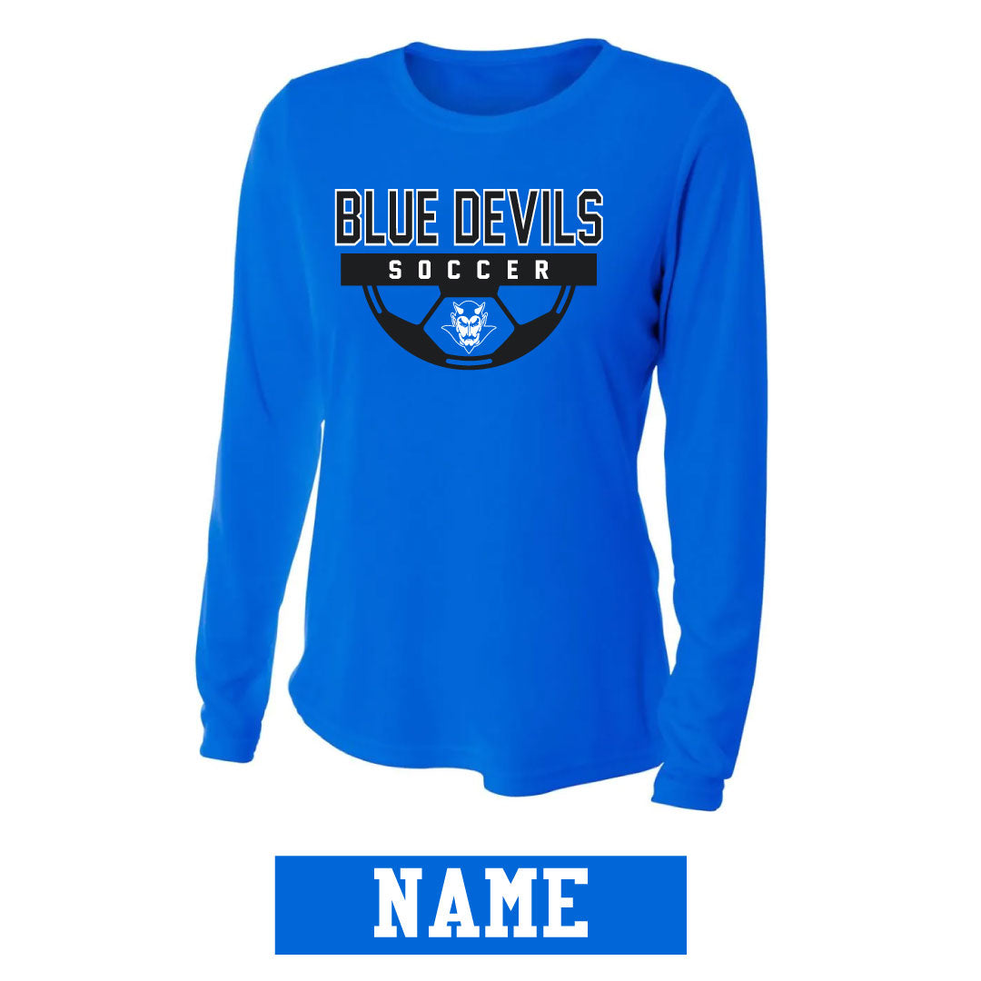 West Haven Girls Soccer Long Sleeve Warmup Logowear West Haven Girls Soccer Royal Ladies XS