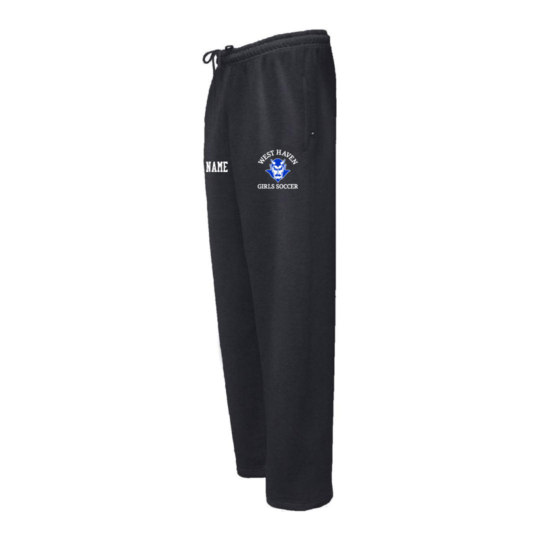 West Haven Girls Soccer Sweatpants Logowear West Haven Girls Soccer Black Adult XS