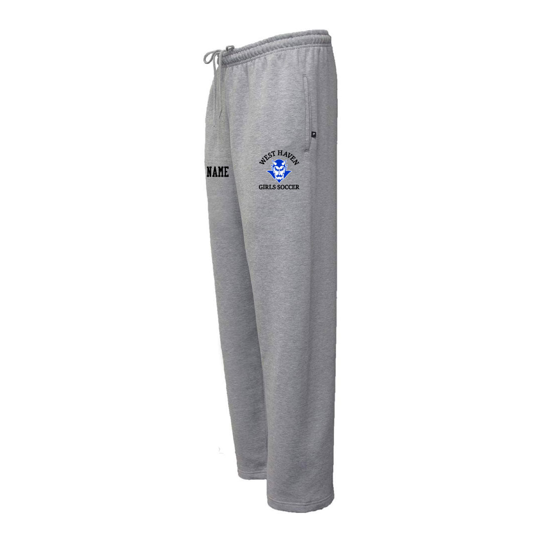 West Haven Girls Soccer Sweatpants Logowear West Haven Girls Soccer Grey Adult XS