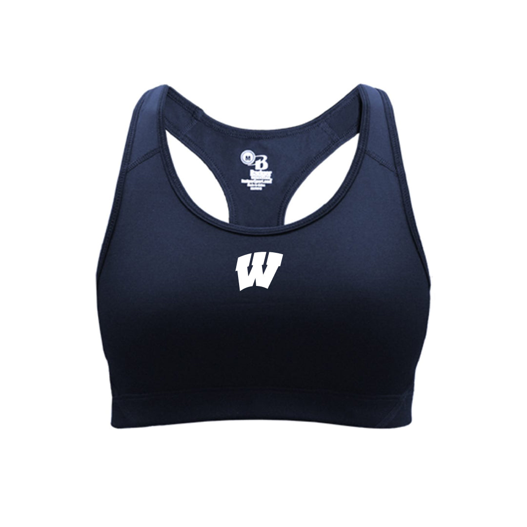 Westport Basketball  Sports Bra Logowear Westport Basketball Navy Ladies XS 