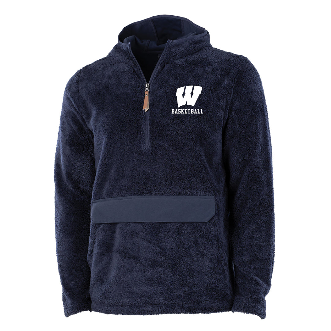 Westport Basketball 1/2 Zip Sherpa Hoodie Logowear Westport Basketball Adult XS  