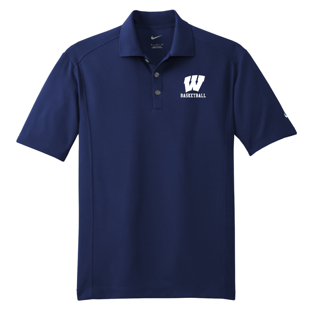 Westport Basketball Nike Polo Logowear Westport Basketball Navy Mens XS 