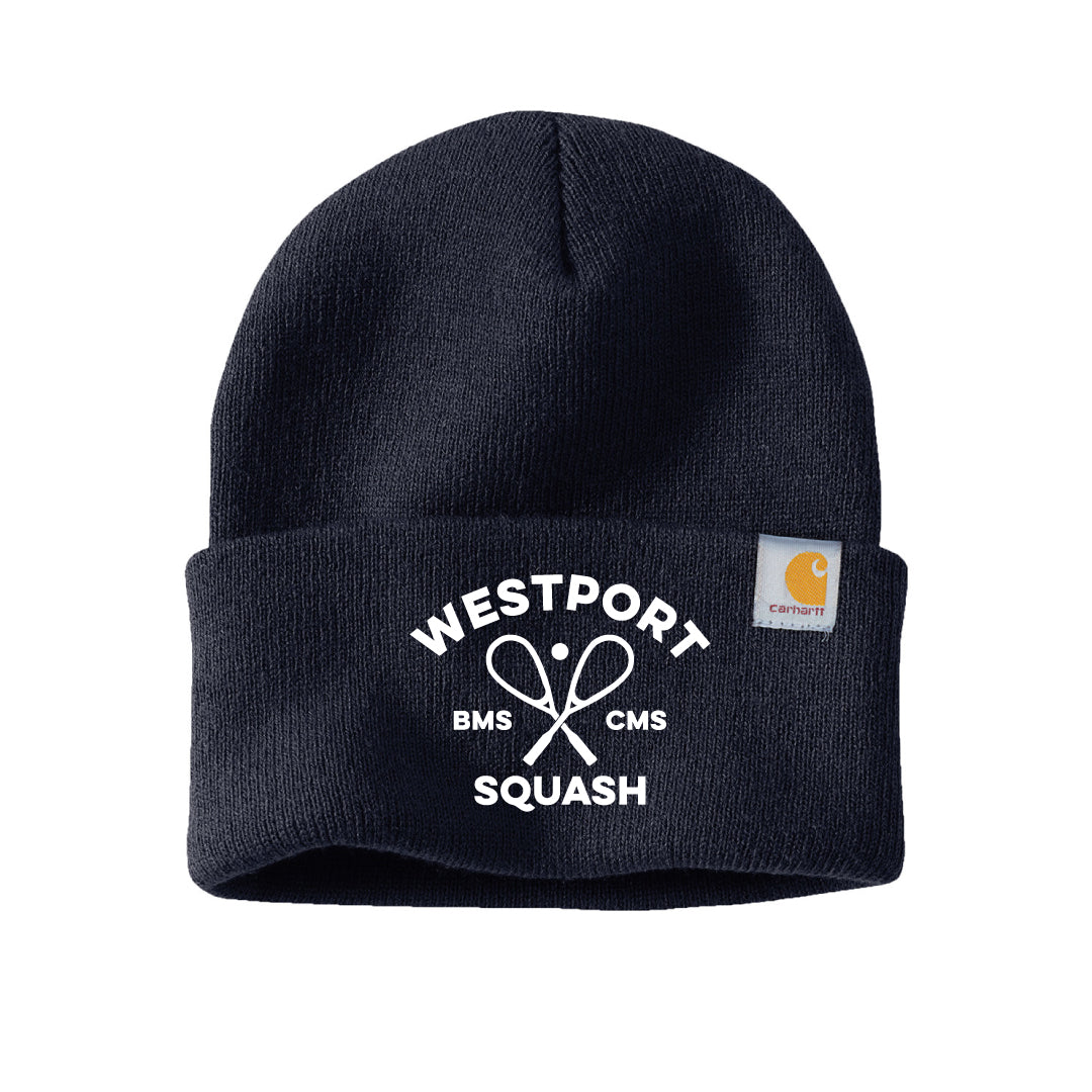 Westport Squash Carhartt Beanie Logowear Westport Squash Navy  