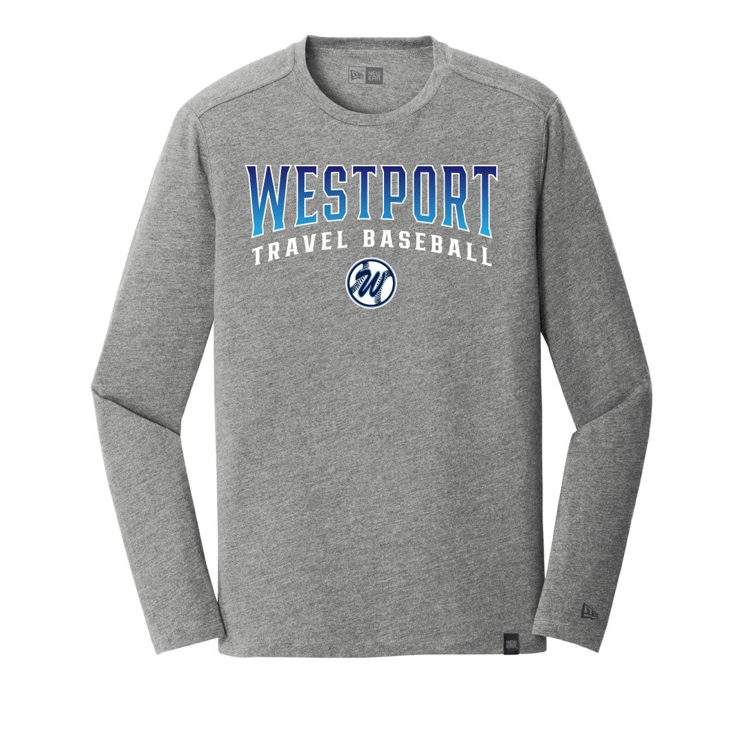 Westport Travel Baseball New Era Blend Long Sleeve Logowear Westport Travel Baseball Shadow Adult S 