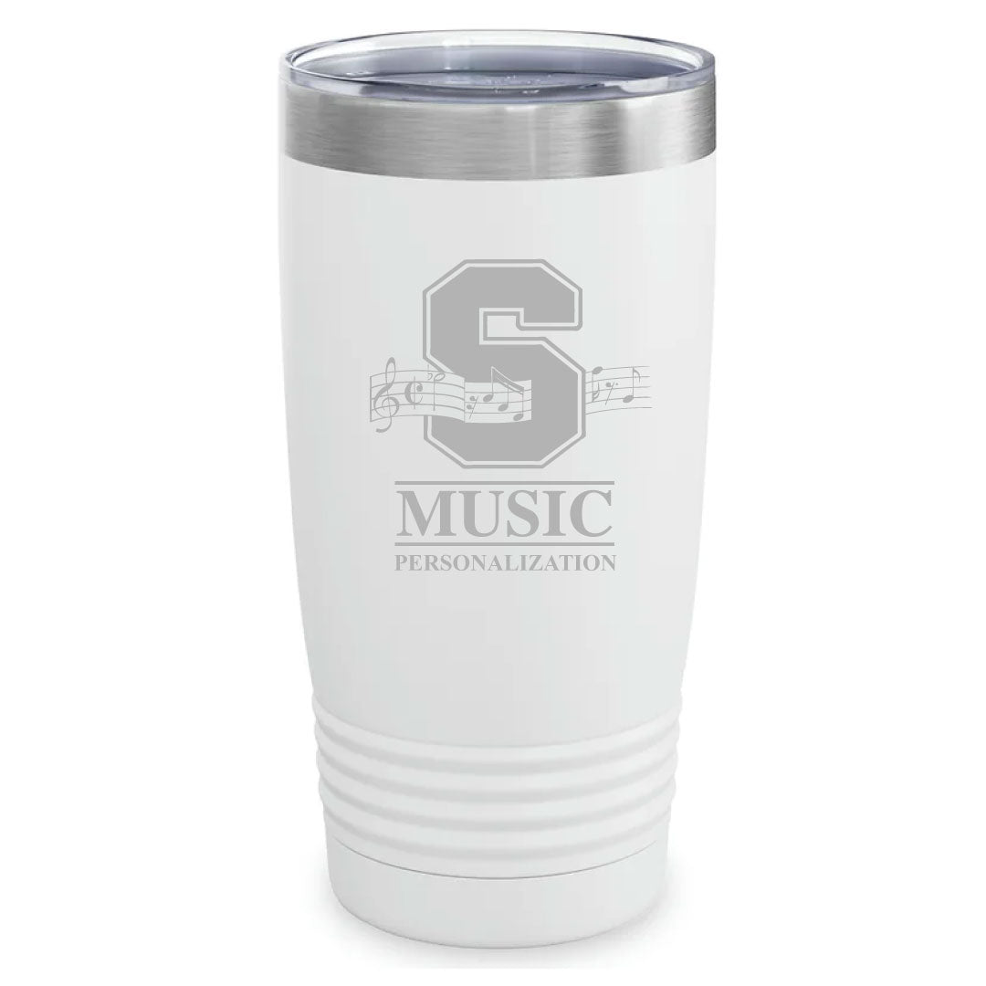 Staples Music 20oz Tumblers  Staples Music White  