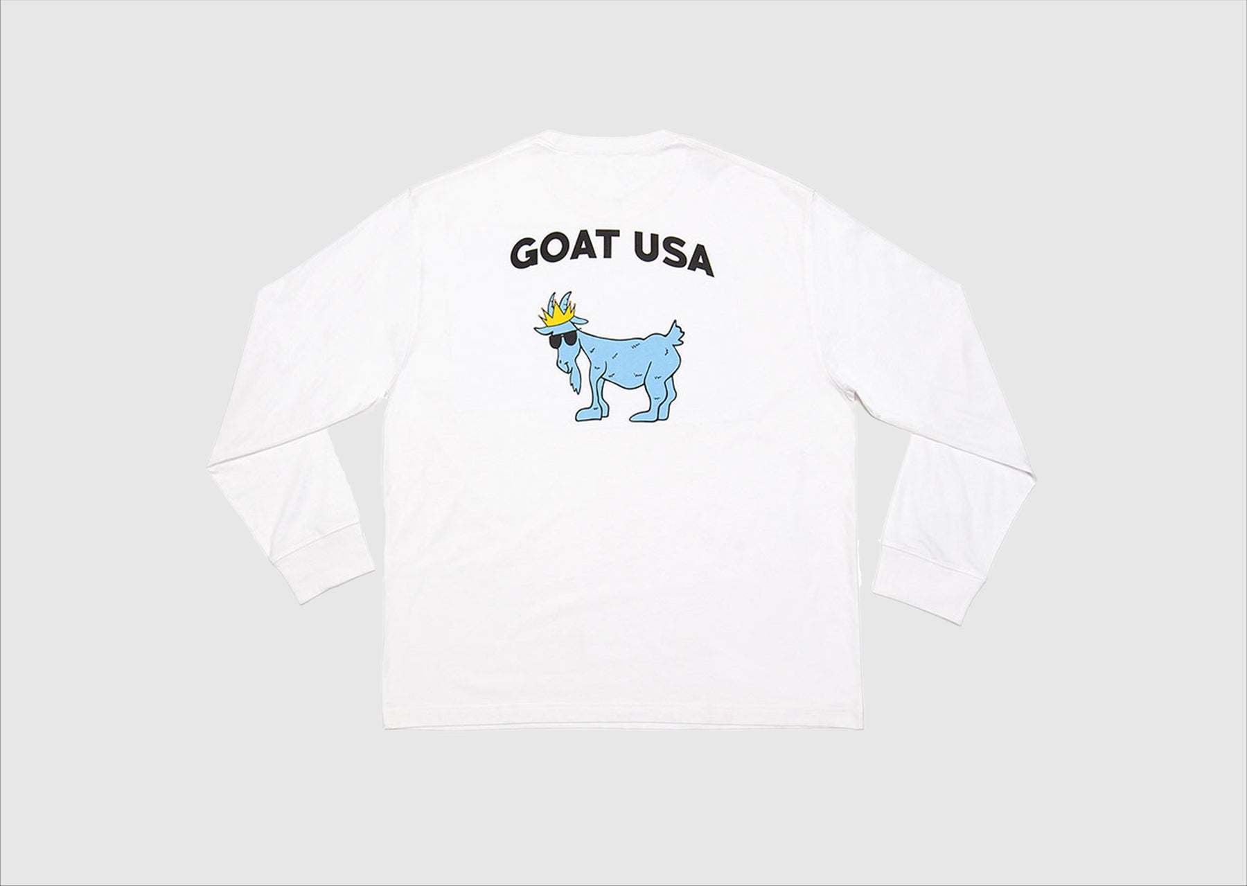 Goat USA Youth Big GOAT Long Sleeve T-Shirt Apparel Goat USA White Youth Small 