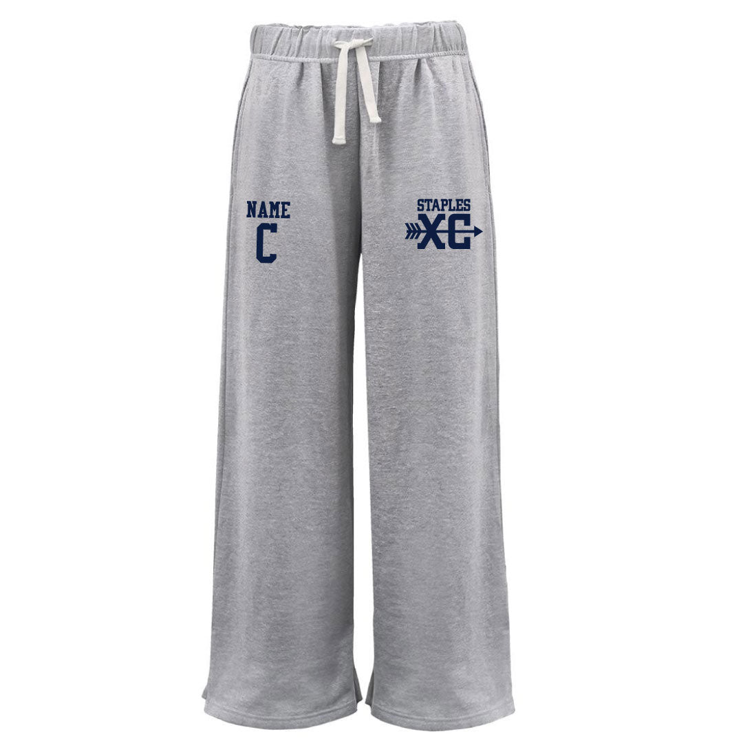 Staples Girls XC Wide Leg Sweatpants Logowear Staples Girls Cross Country Ladies XS