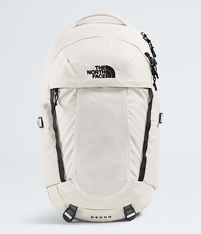 The North Face Women's Recon Backpack, White Dune/TNF Black