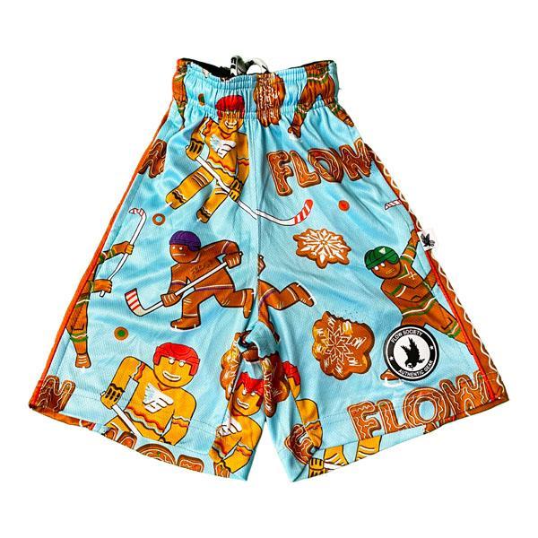 Flow Society Boys Gingerbread Hockey Shorts Apparel Flow Society XSmall  