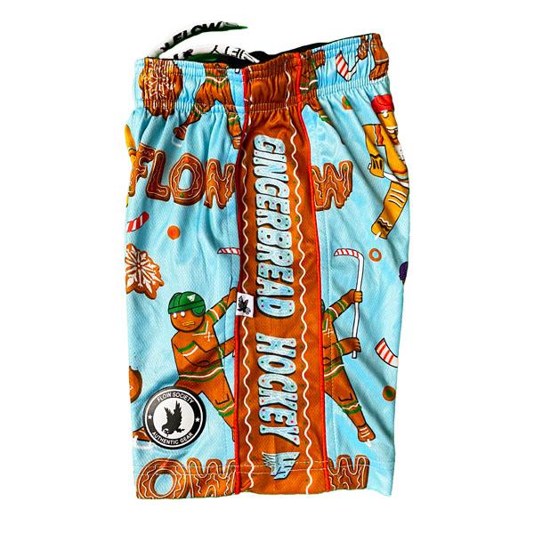 Flow Society Boys Gingerbread Hockey Shorts Apparel Flow Society   