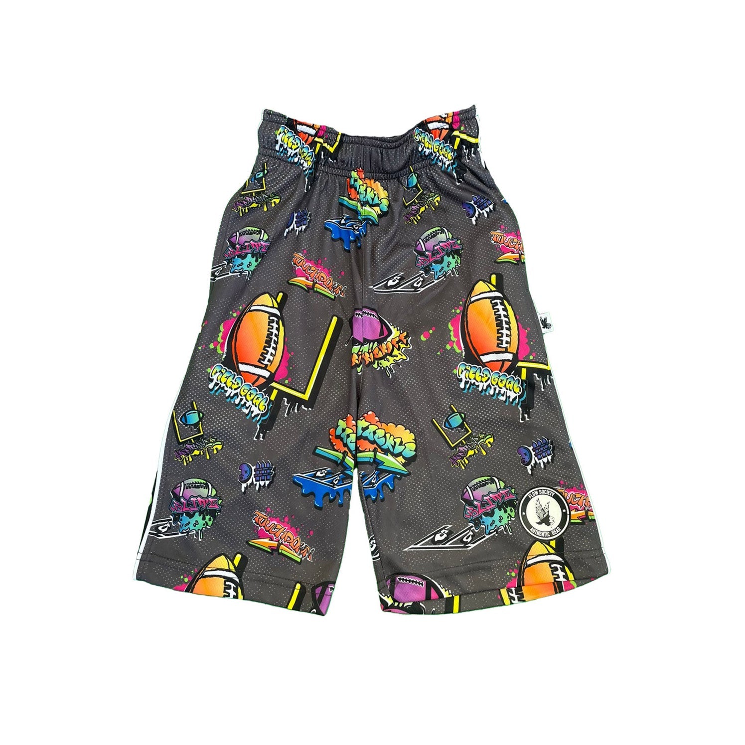 Flow Society Boys' Graffiti Football Short Apparel Flow Society XSmall