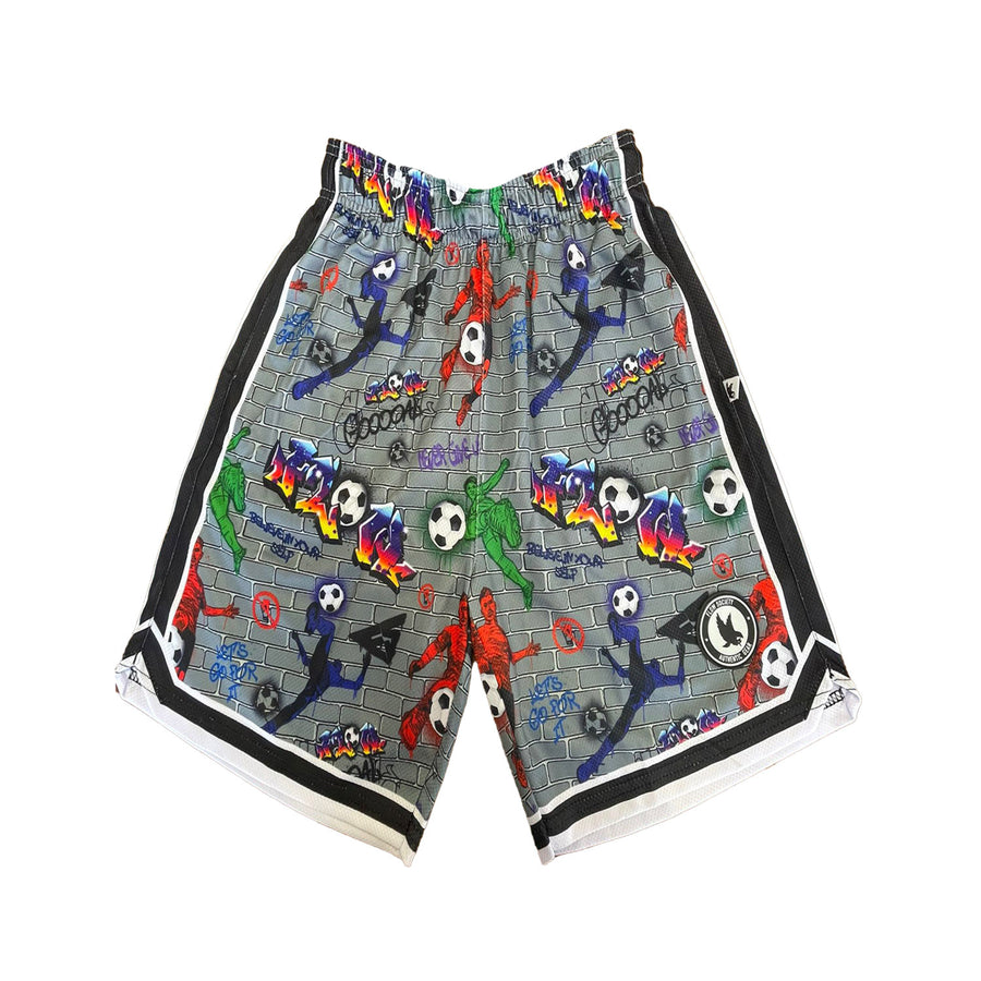 Flow Society Boys' Mid Length Attack Shorts