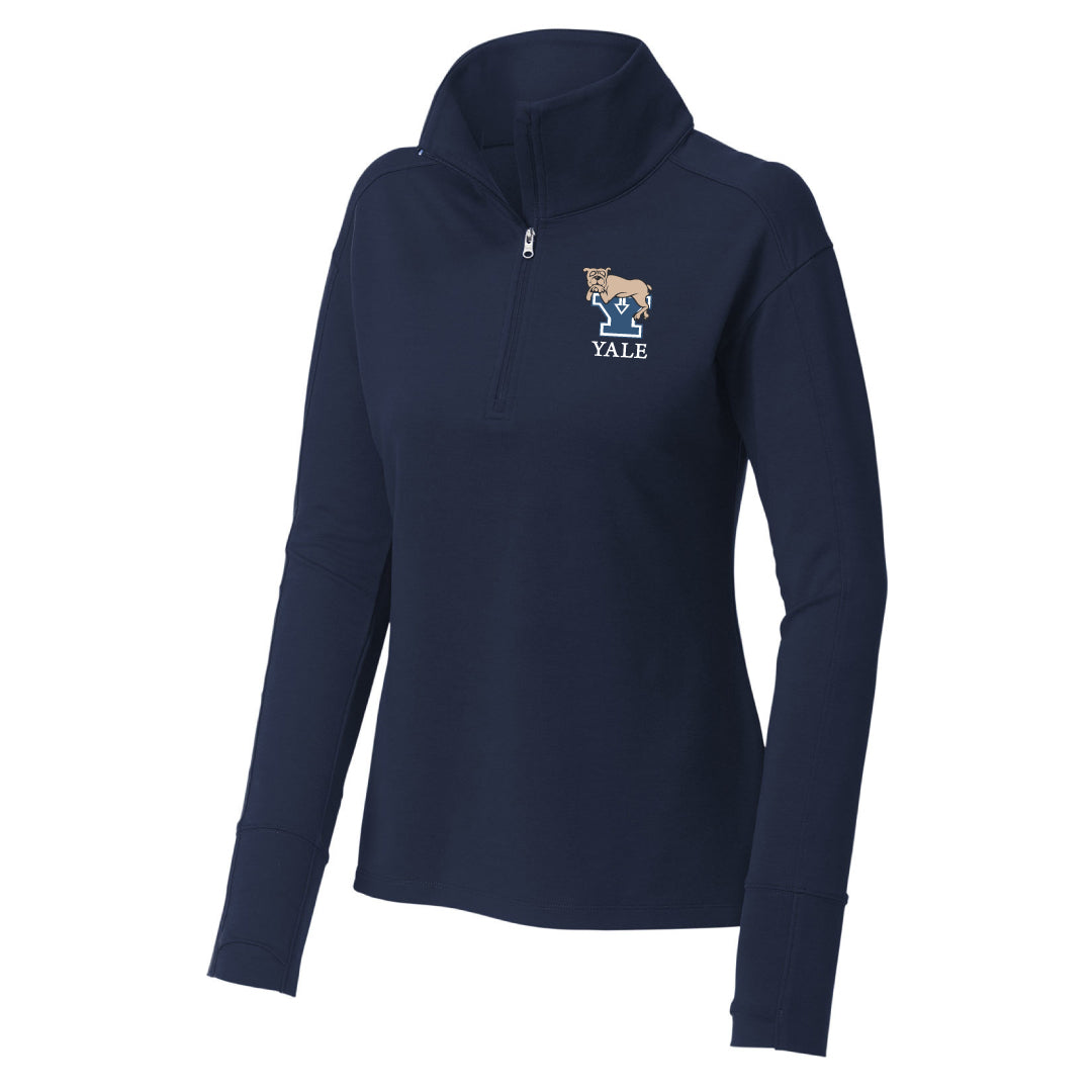 Yale Anesthesiology Performance 1/4 Zip Logowear Yale Anesthesiology Navy Ladies XS