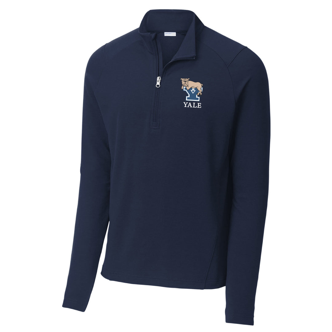 Yale Anesthesiology Performance 1/4 Zip Logowear Yale Anesthesiology Navy Mens S