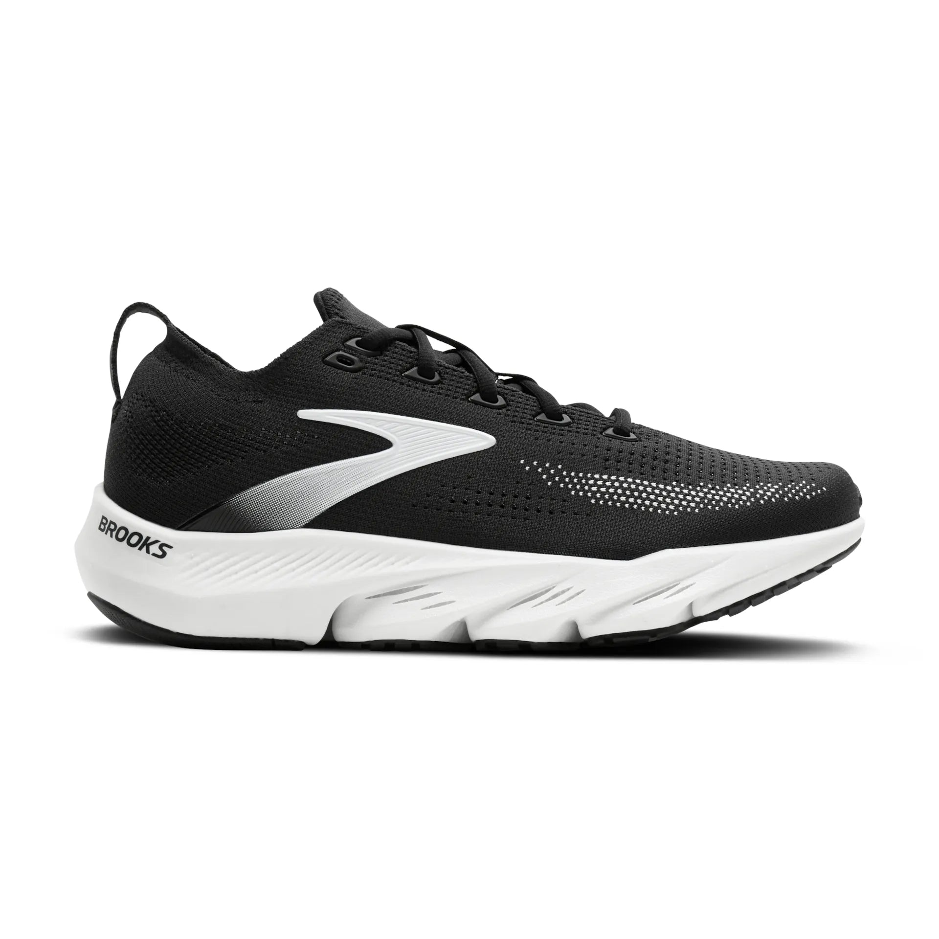 Brooks Women's Glycerin Flex Footwear Brooks Black/White-087 5.5 Medium-B