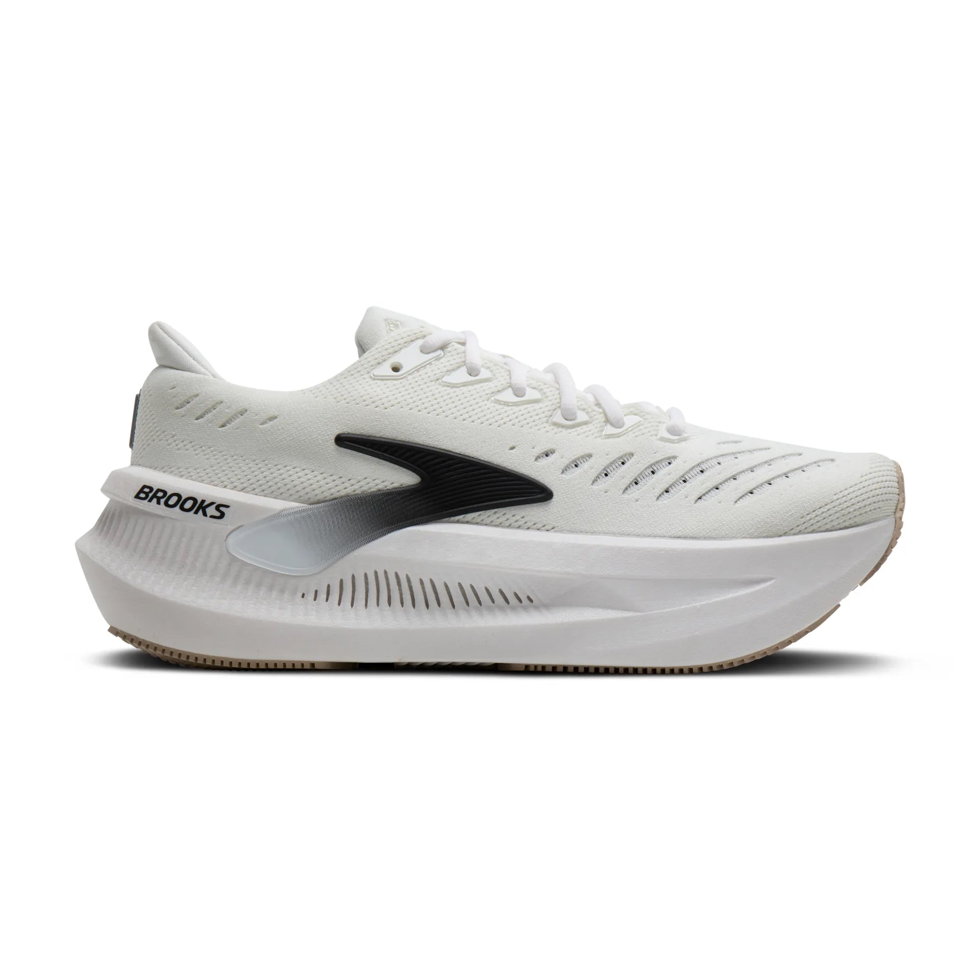 Brooks Women's Glycerin Max 2 Footwear Brooks White/Black/Chateau Gray-131 5.5 Medium-B