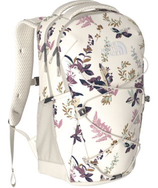 The North Face Women's Jester Backpack Accessories North Face White Dune Leaf Toss Print-0IB