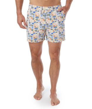 Fair Harbor Men's Bungalow Short Apparel Fair Harbor Beach Sun Tile Small