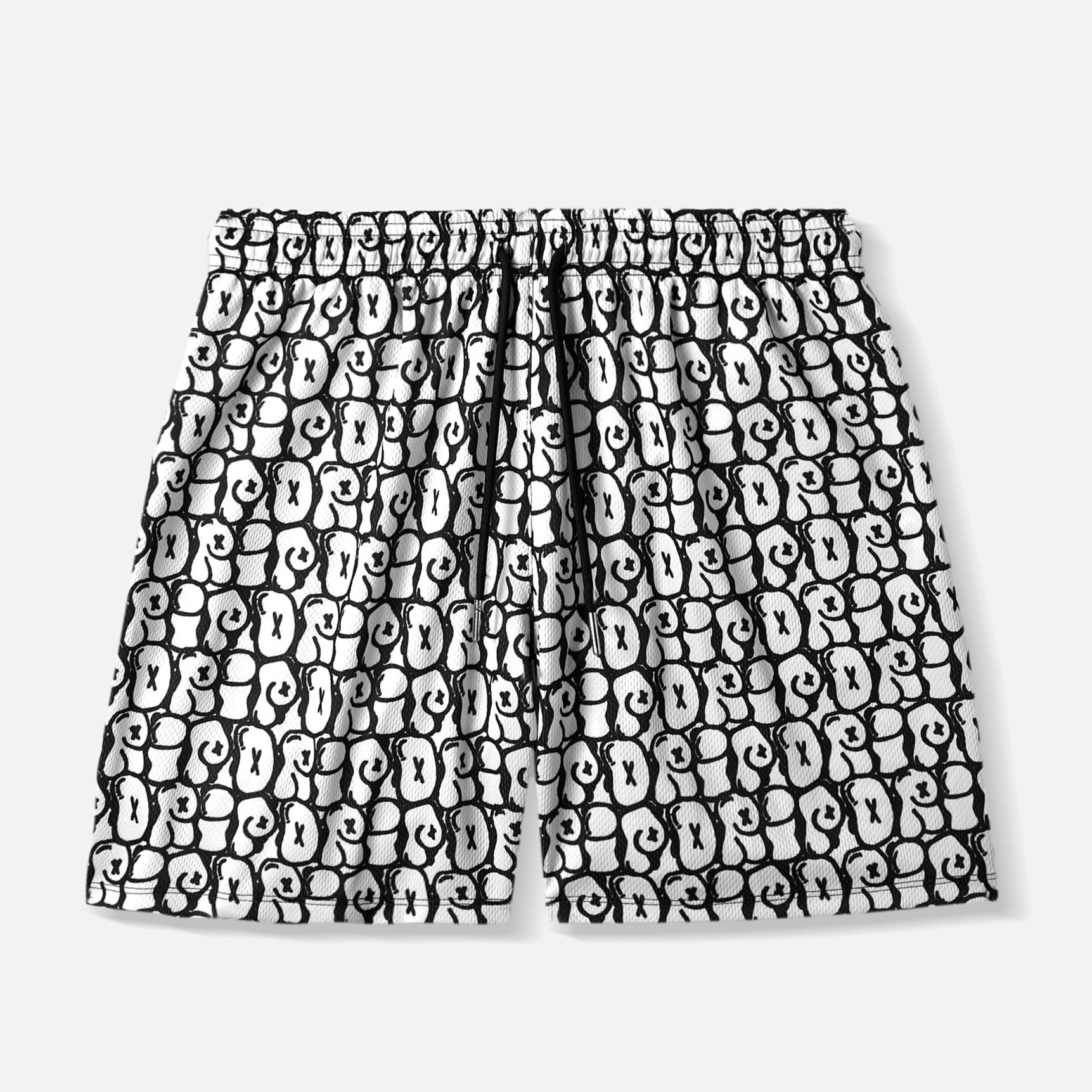The Drip Shop Kids' Grafitti Drip Shorts Apparel The Drip Shop Black Youth Small