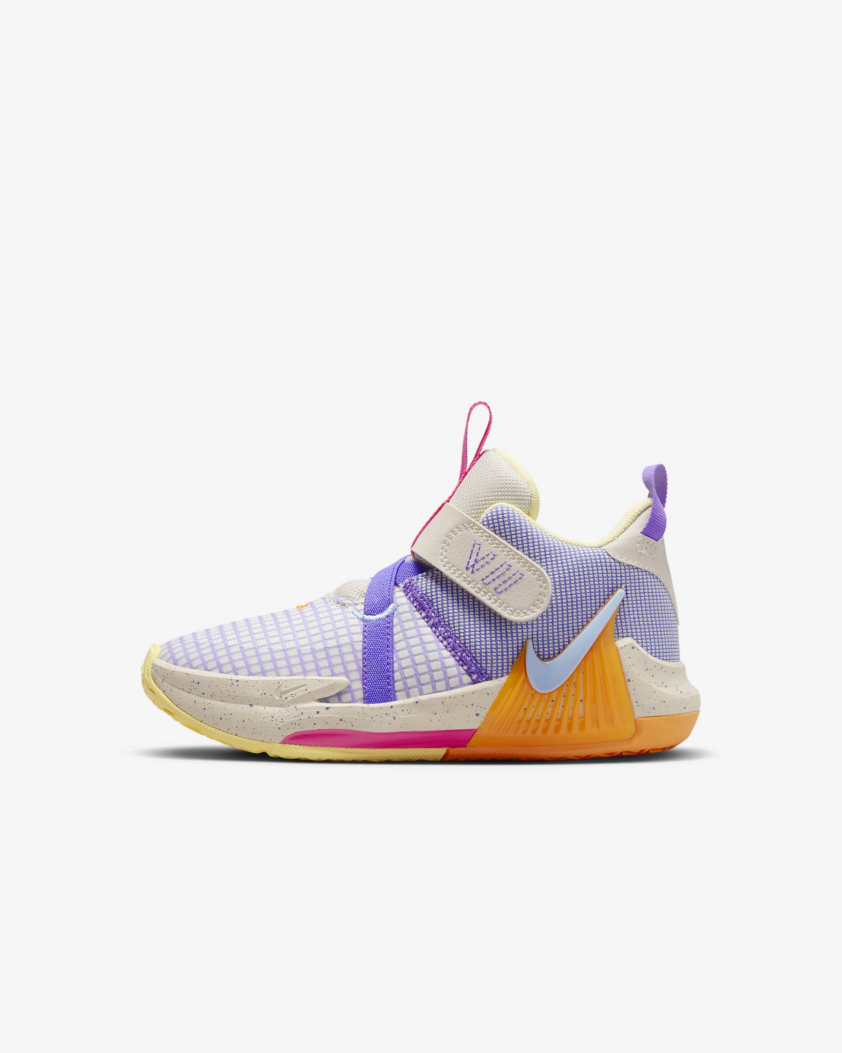Nike Kids' LeBron Witness 7 (PS) Footwear Nike Light Orewood/Cobalt Bliss/Action Grape-101 13 