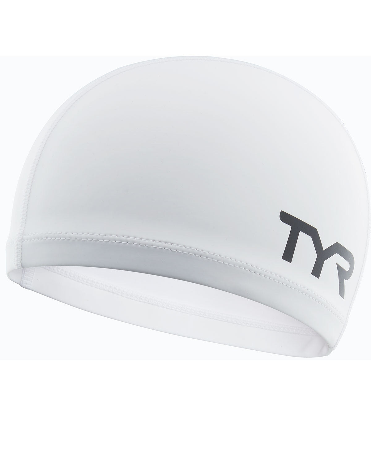 TYR Silicone Comfort Swim Cap Equipment TYR White  